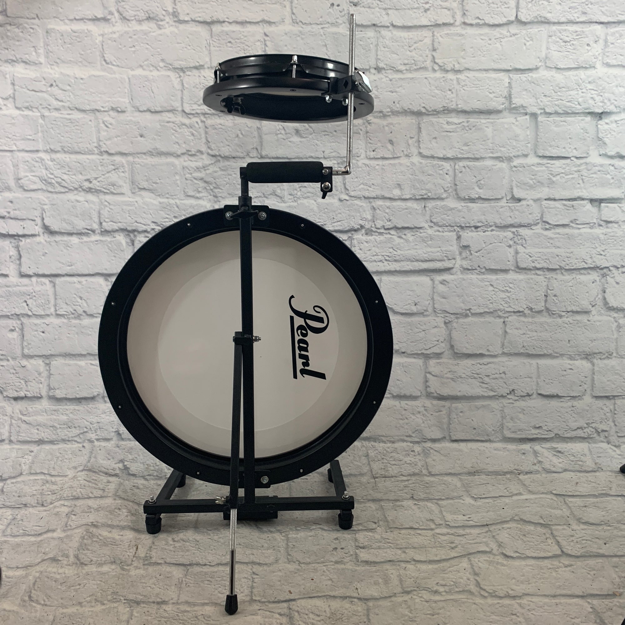 Pearl PCTK1810BG Compact Traveler 10 / 18" 2pc Portable Practice Drum Set with Bag