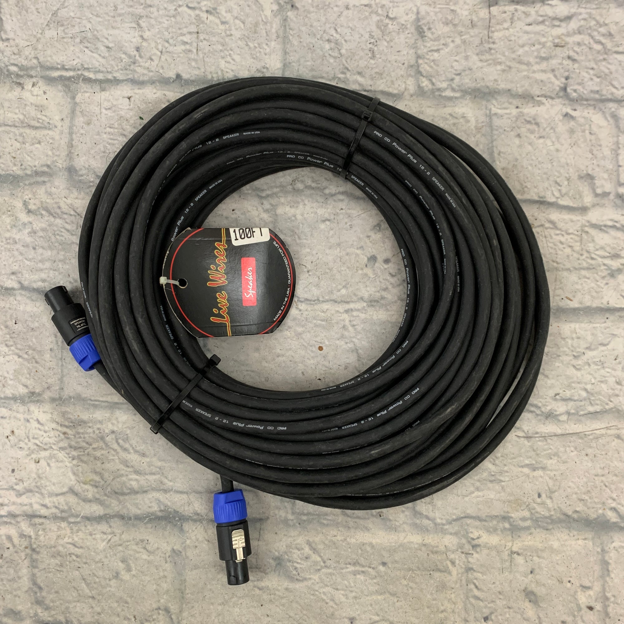 Livewire GH 100FT Speakon Speaker Cable