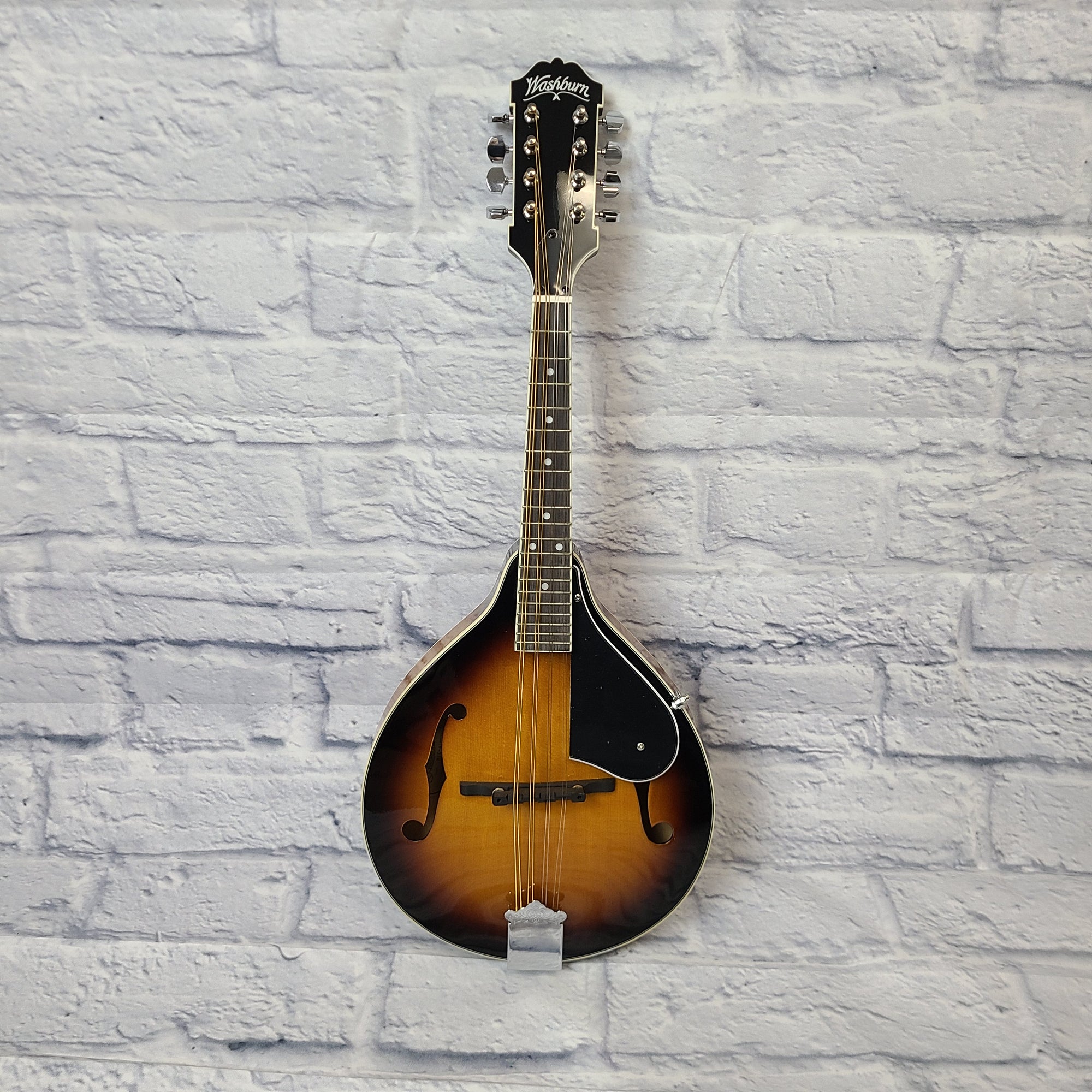 Washburn M1K-A Americana Series A-Style Mandolin Pack, Tobacco Sunburst w/ Gig Bag