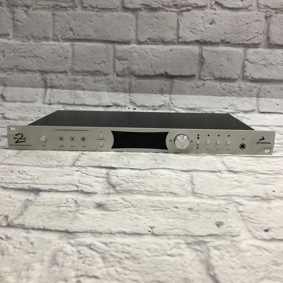 Antelope Audio Pure 2 Mastering AD/DA Converter and Clock 2016 Silver