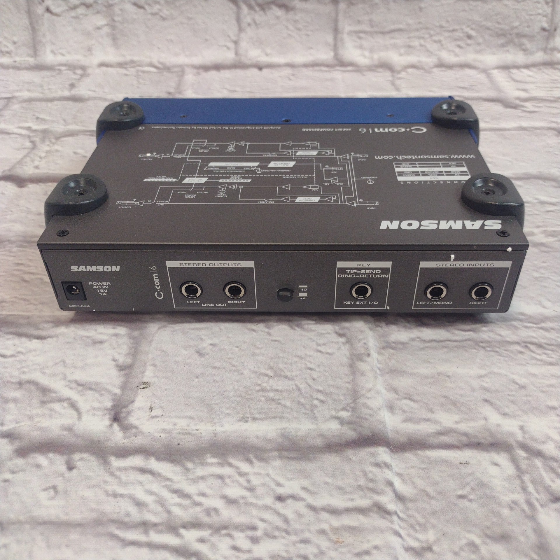 レベルマッチング用入力レベルコンバーター　SAMSON S-convert Samson S Com 4 Four Channel Compressor / Gate | eBay