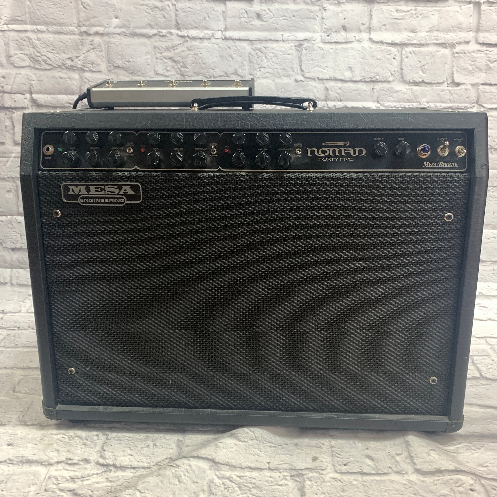 Mesa Boogie Nomad 45 2x12 Guitar Combo Amp with Foot Switch