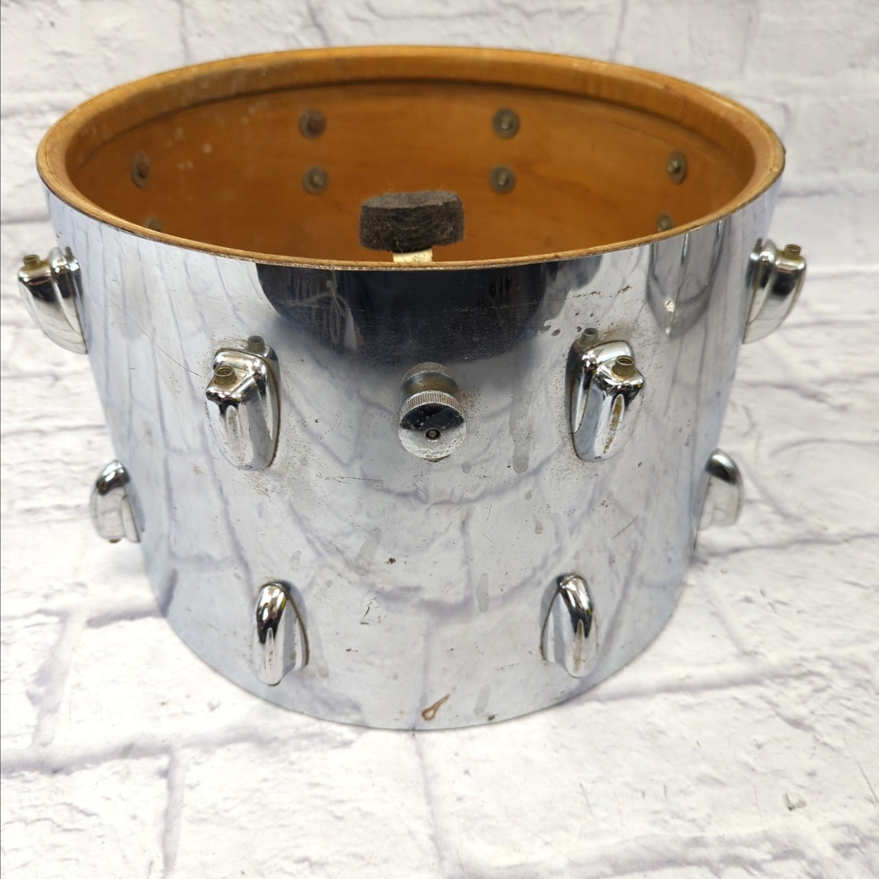 Slingerland 14 Chrome Over Wood Shell