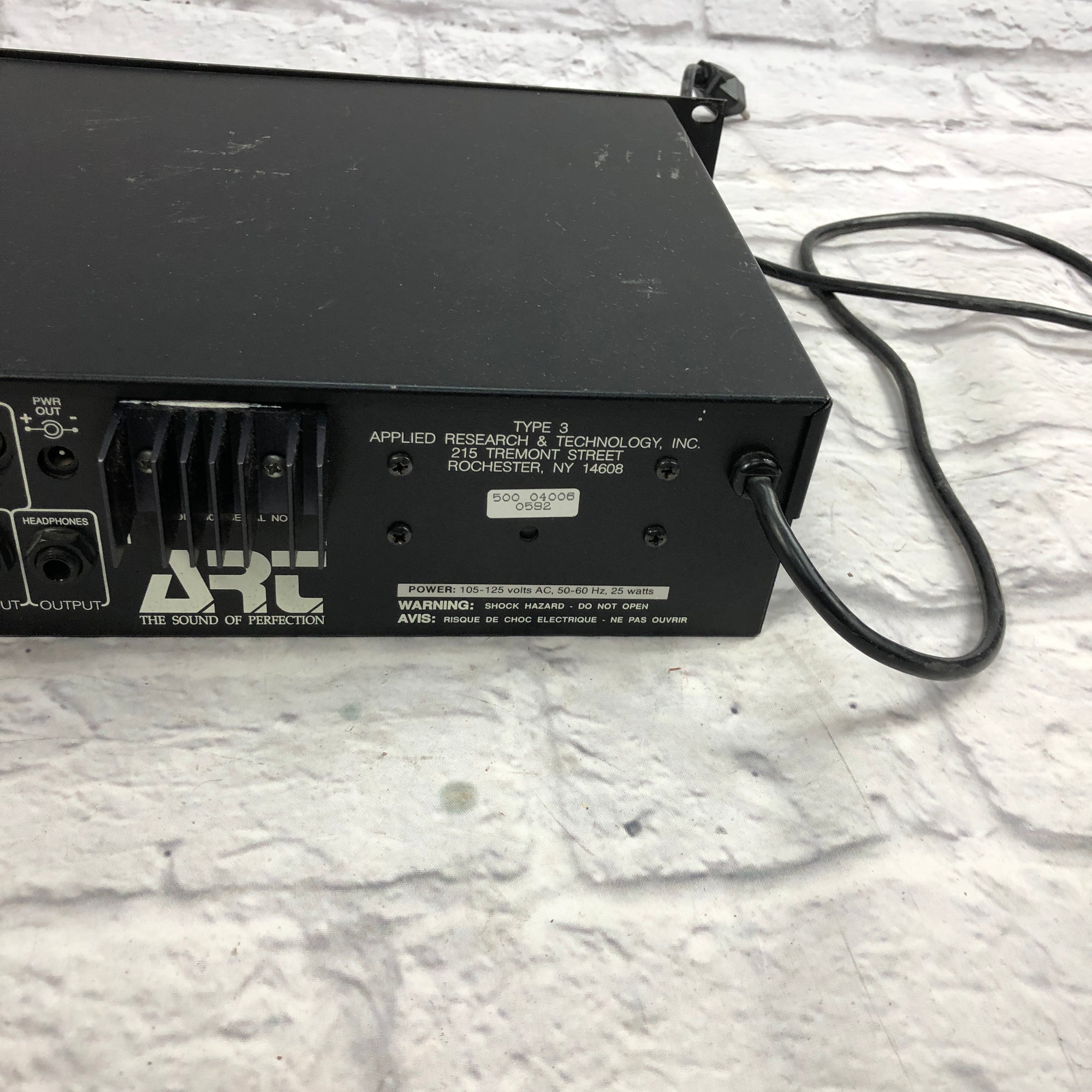 ART SGX 2000 Tri-Channel Digital Effects Tube Pre-Amp Rack Mount System