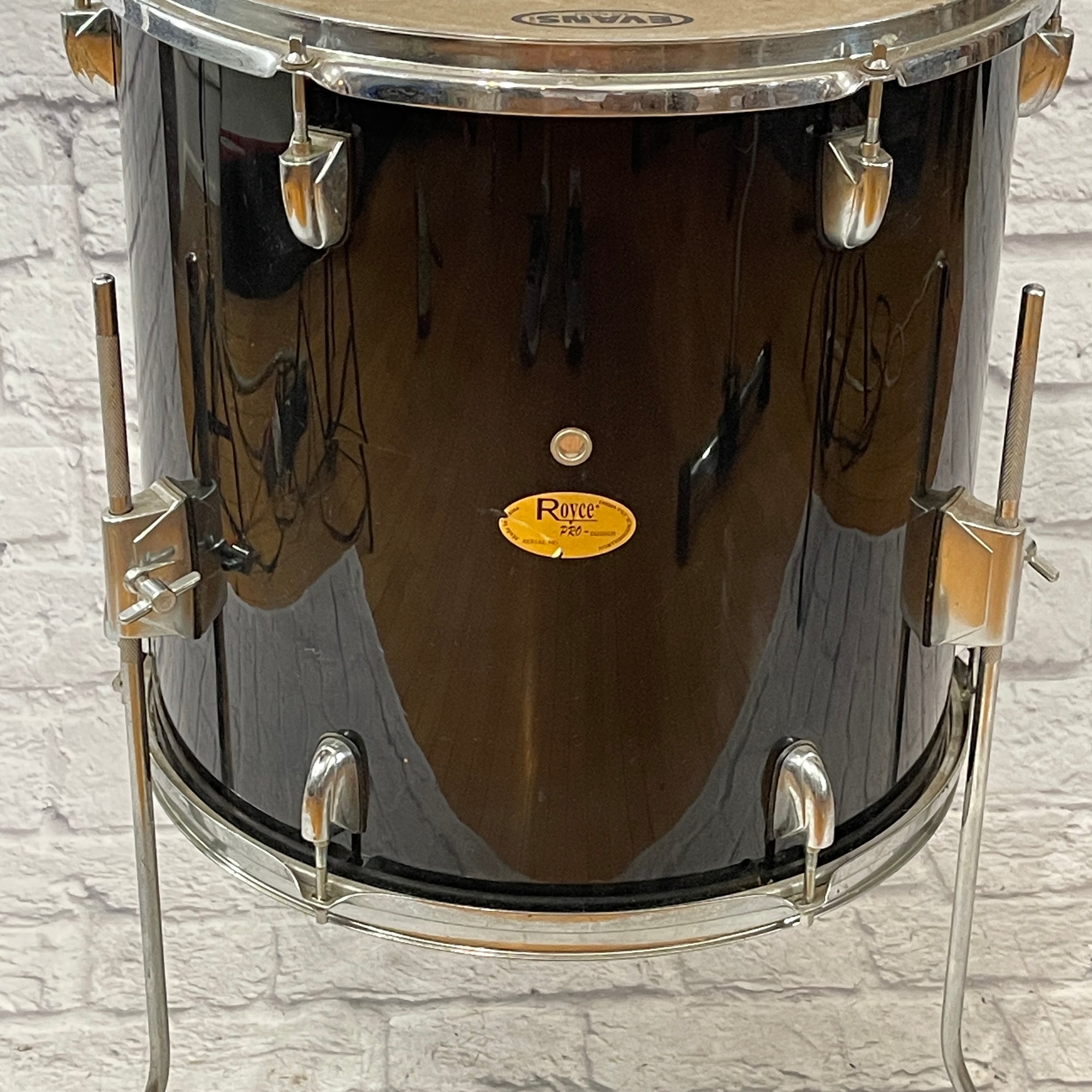 Royce 16 x 16 Black Floor Tom