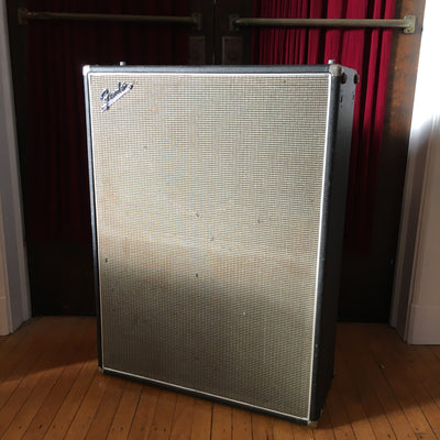 Fender 2x12 Silver Face Drip Edge Cabinet 1968 w/ Jensen Speakers