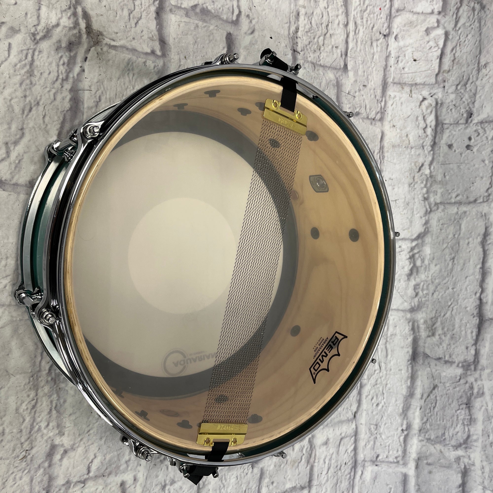 Tama S.L.P Fat Spruce Snare Turquoise 14x6.5" Snare