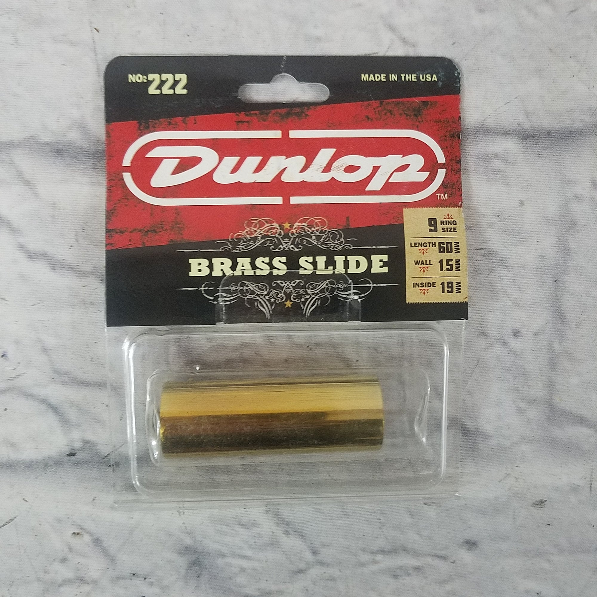 Dunlop Brass Slide 222 size 9