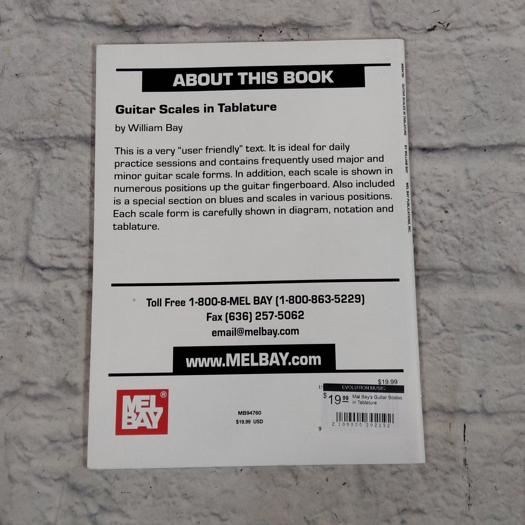 Mel Bay's Guitar Scales in Tablature