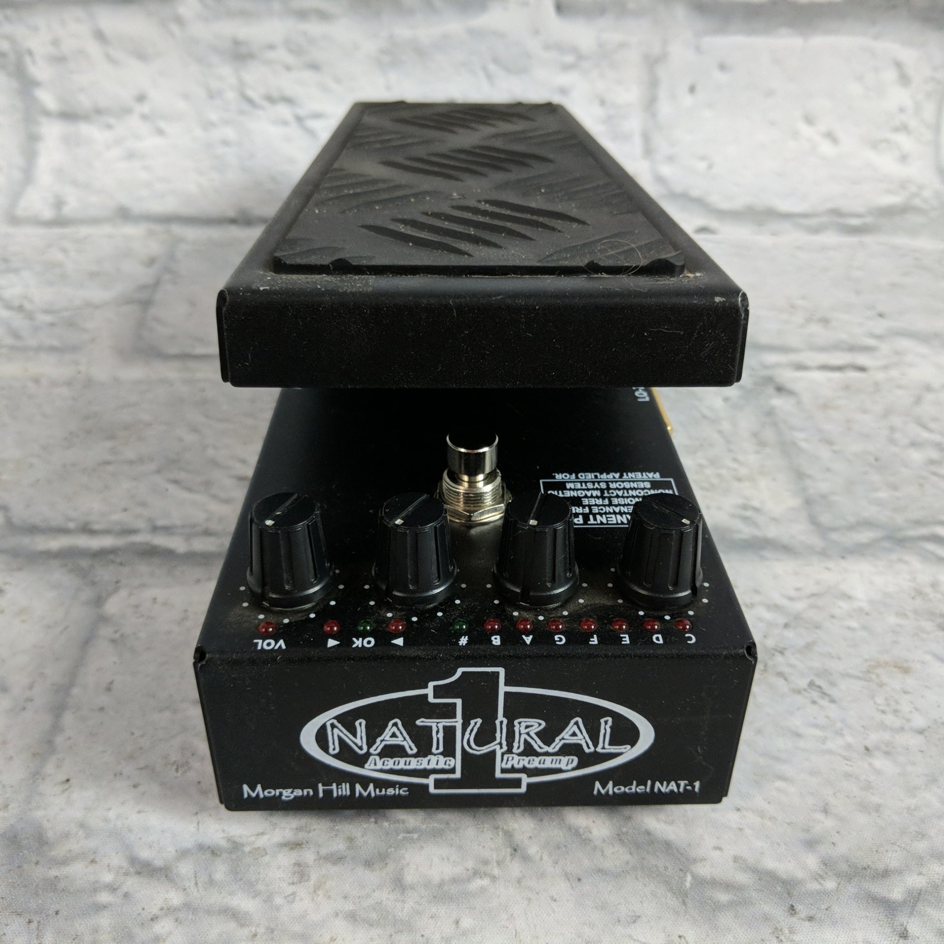 Morgan Hill Music Nat-1 Natural 1 Rare Acoustic Tuner Volume Equalizer EQ Preamp Guitar DI Pedal