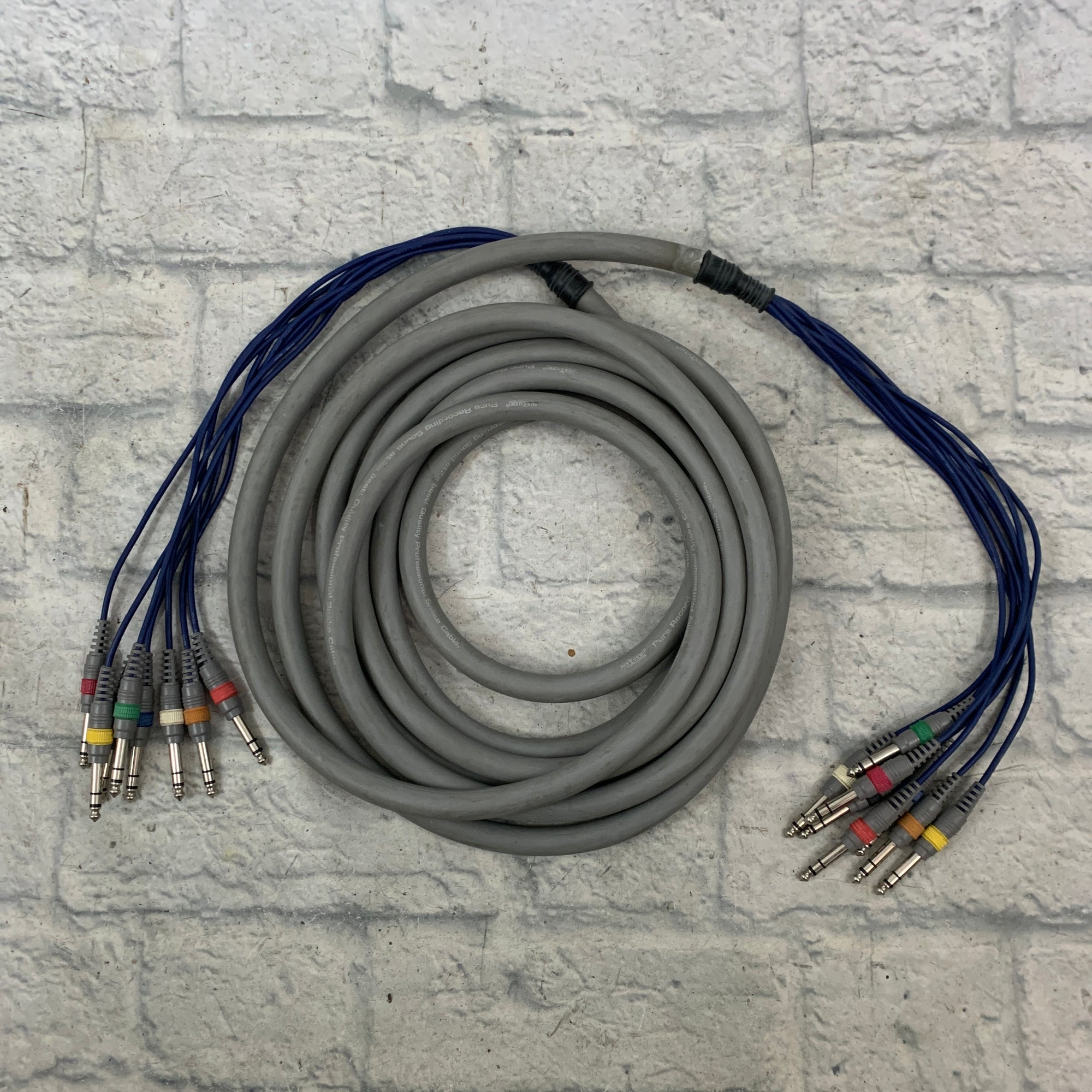 Jade Audio TRS 1/4" 8-Channel 16ft Snake