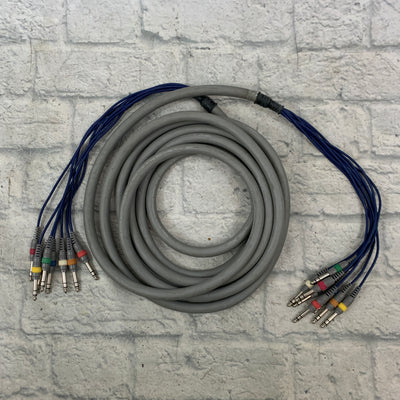 Jade Audio TRS 1/4" 8-Channel 16ft Snake