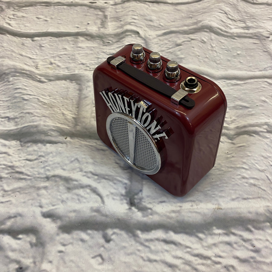 Honeytone N-10 Mini Guitar Amp - Burgundy