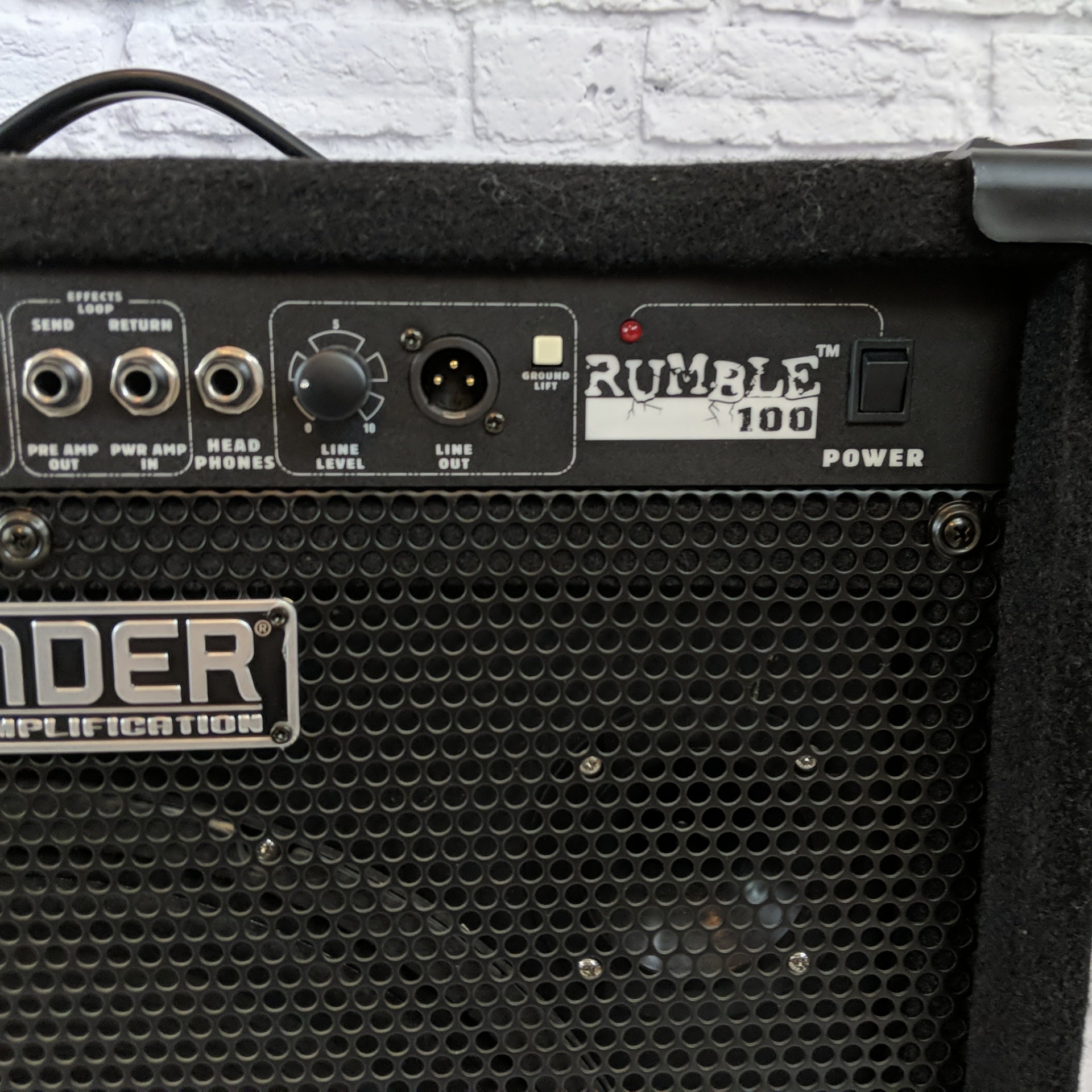 Fender Rumble 100 Bass Combo Amplifier