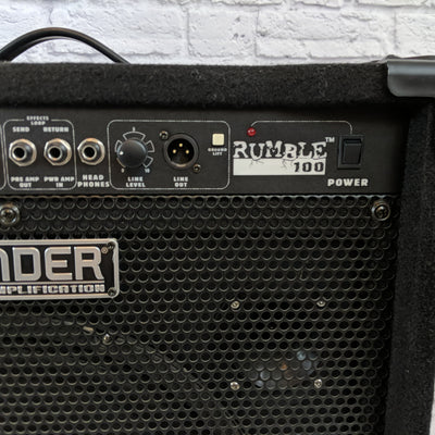 Fender Rumble 100 Bass Combo Amplifier
