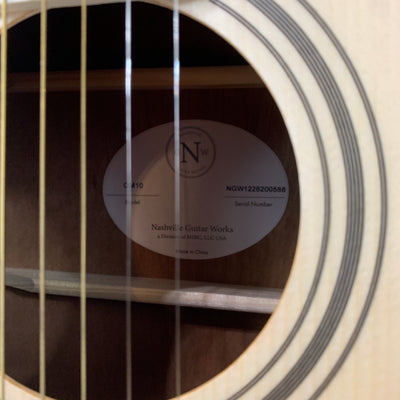 Nashville Guitar Works OM10 Orchestra Acoustic - Natural