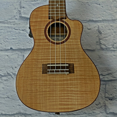 Lanikai FM-CEC Flame Maple Concert Ukulele with Fishman Pickup System