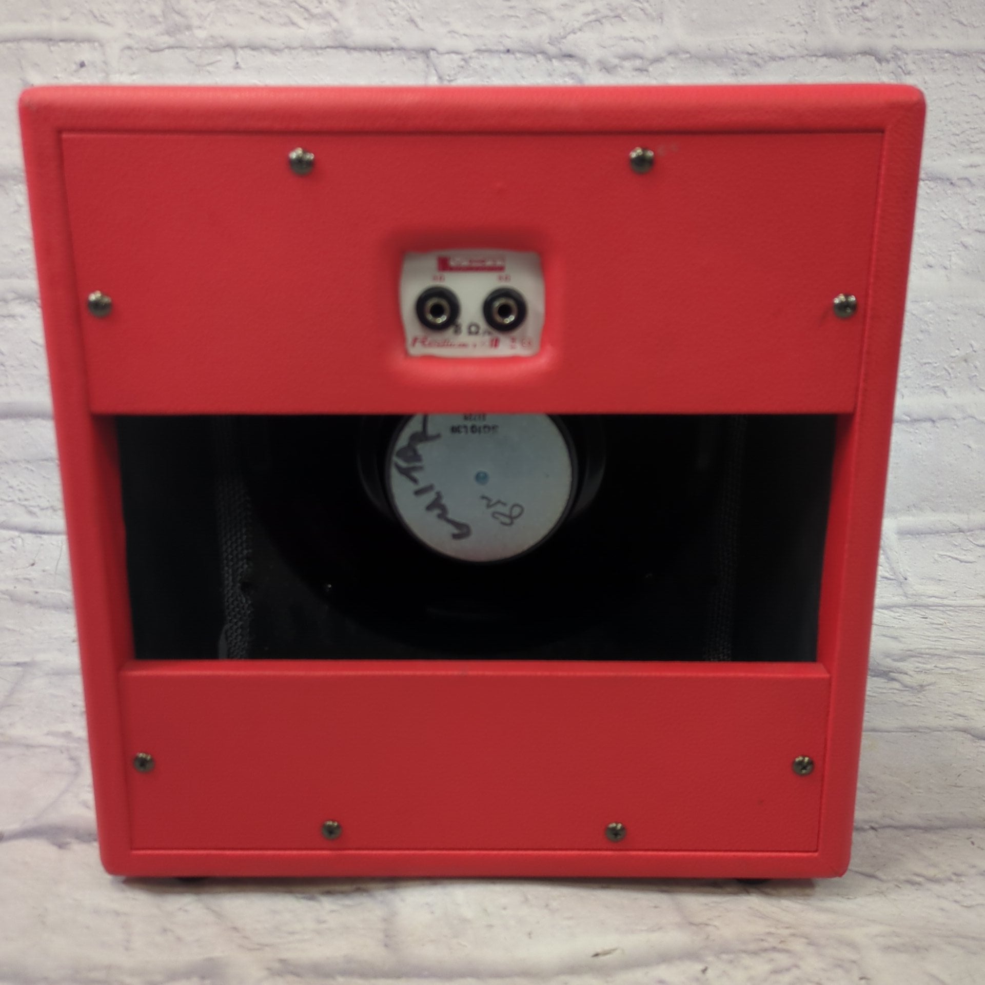 VHT Redline 1x10 Guitar Cabinet Red Tolex