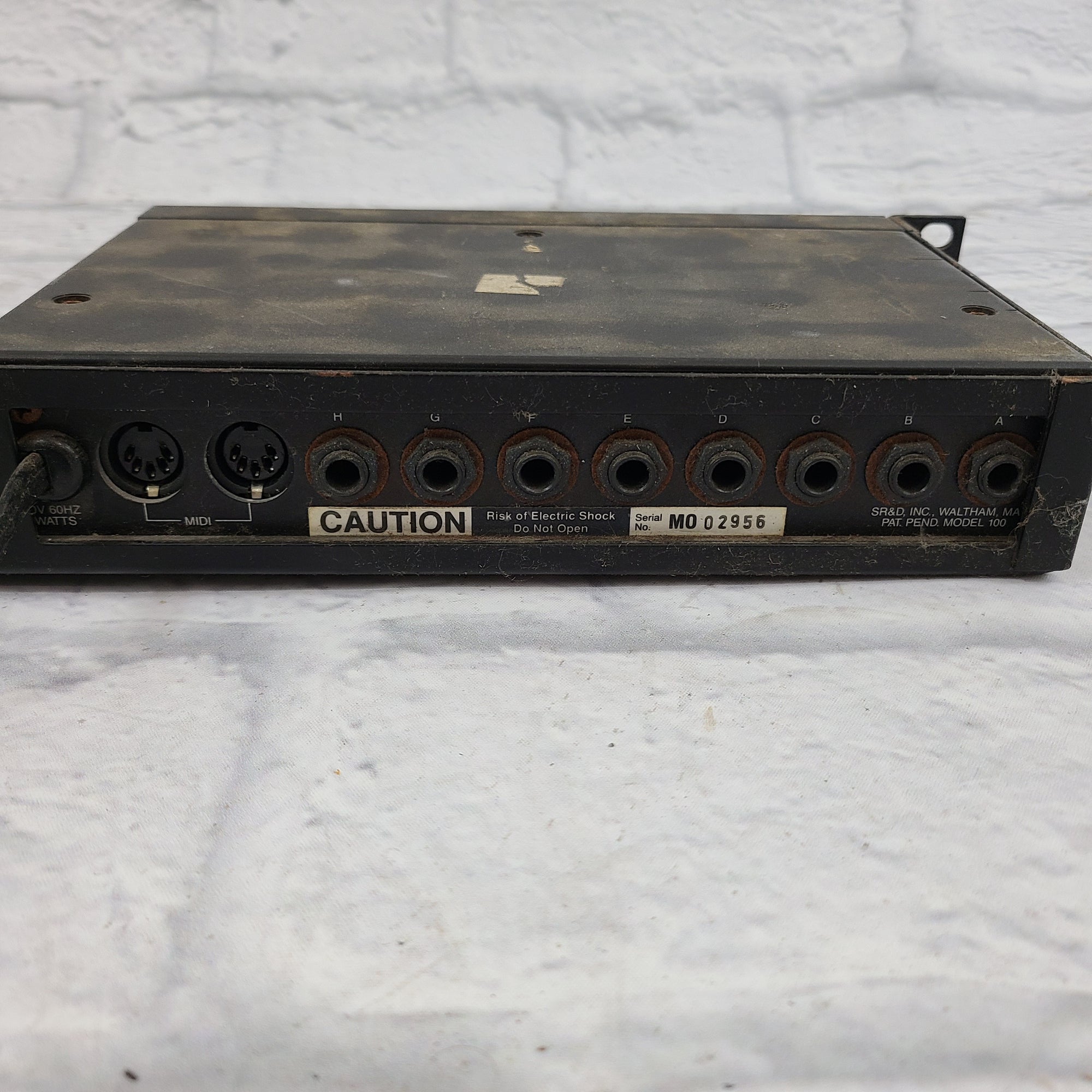 Rackmounted SRD Rockman Midi Octopus Effects Switcher Module