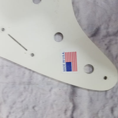 3 Single Coil Pickguard (White)