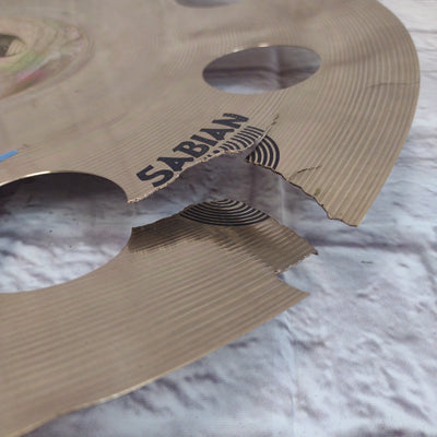 Sabian 18" AAX O-Zone CRACKED Crash Cymbal