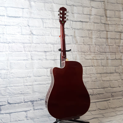 Oscar Schmidt OD45CTSPAK-W Acoustic Guitar - Cherry Sunburst