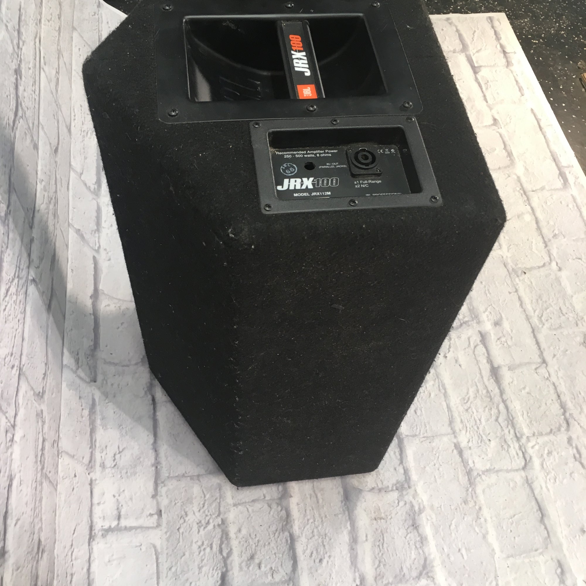 JBL JRX112M 12in 250-500w 2-Way Wedge Stage Monitor Speaker