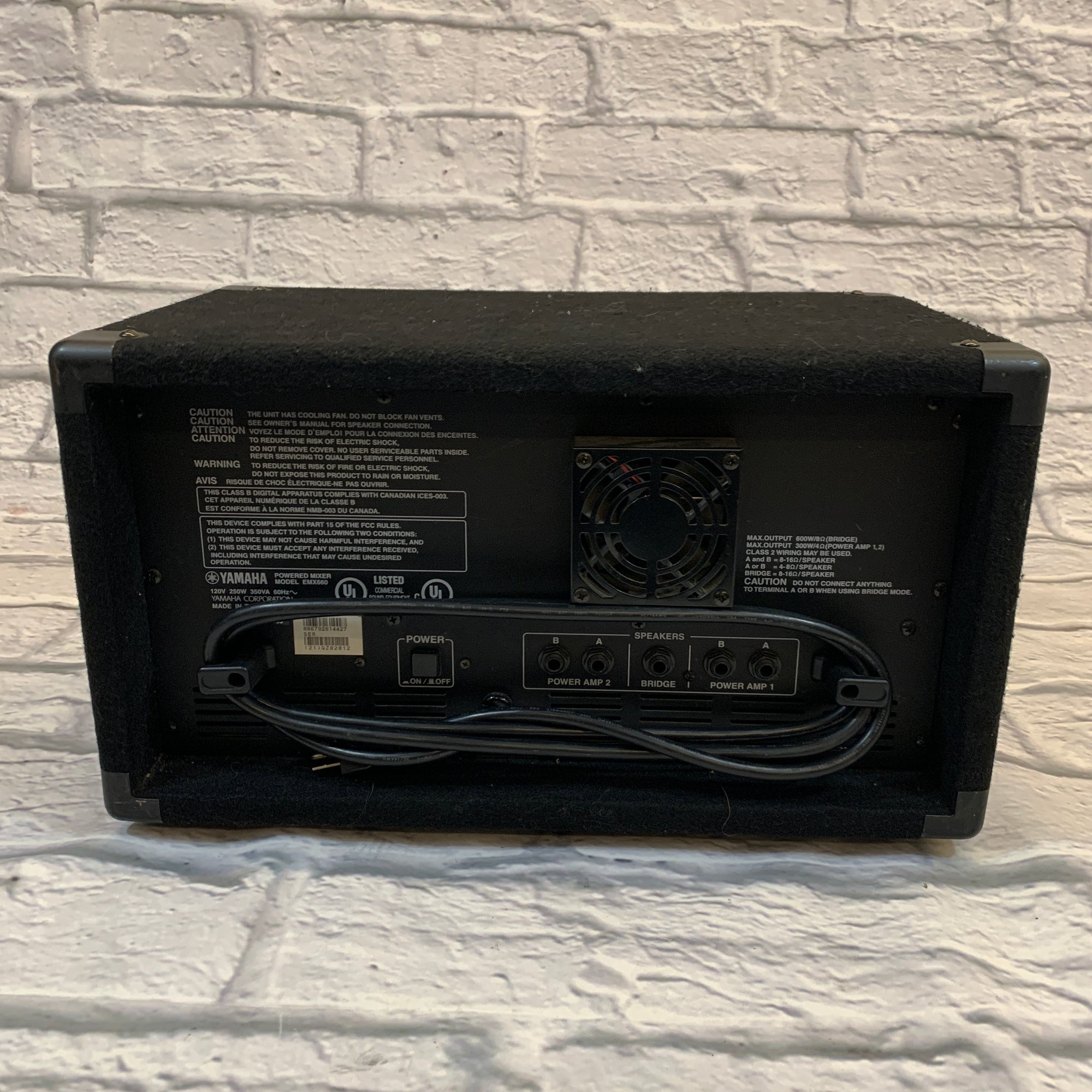 Yamaha EMX660 Powered Mixer Evolution Music