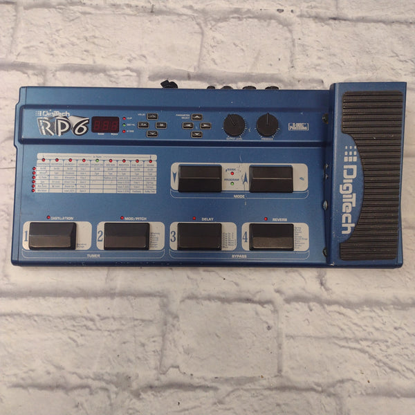 Digitech RP6 Multieffects Pedal - Evolution Music