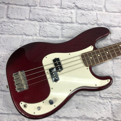 Fender 2004 Red Mexican 4 String Precision Bass