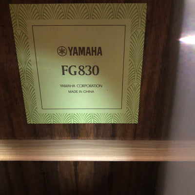 Yamaha FG830 Acoustic Guitar