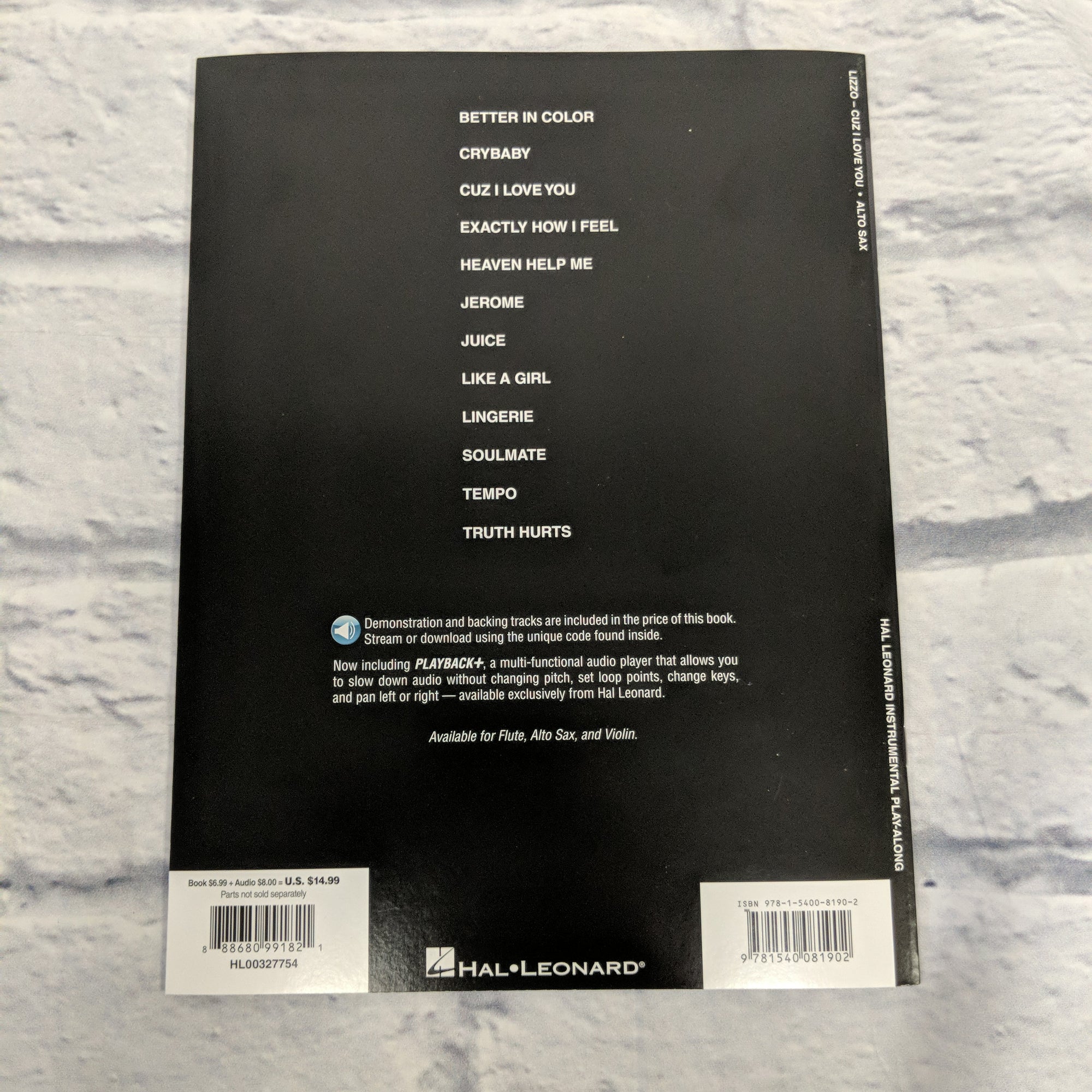 Lizzo - Cuz I Love You Instrumental Play-along For Alto Sax (lizzo) Instrumental