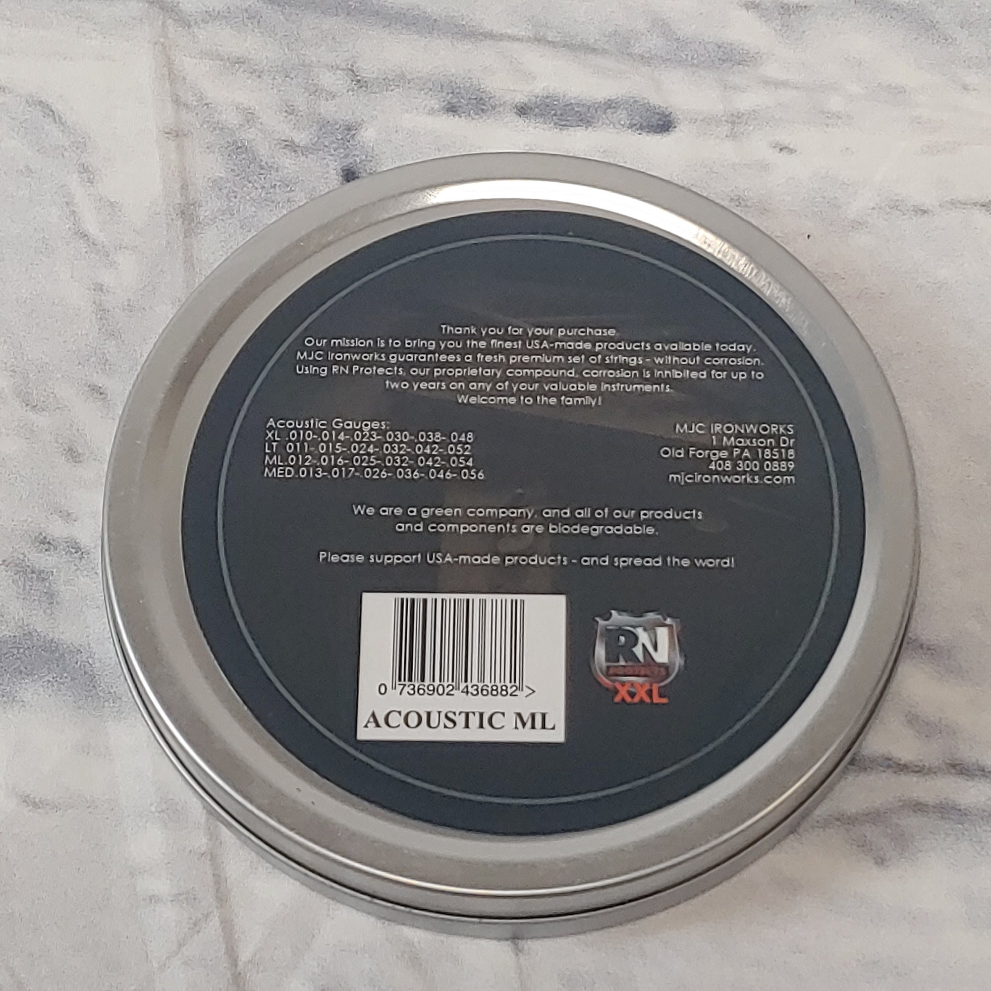 MJC 80-20 Brass 12-54 ML Acoustic Guitar Strings
