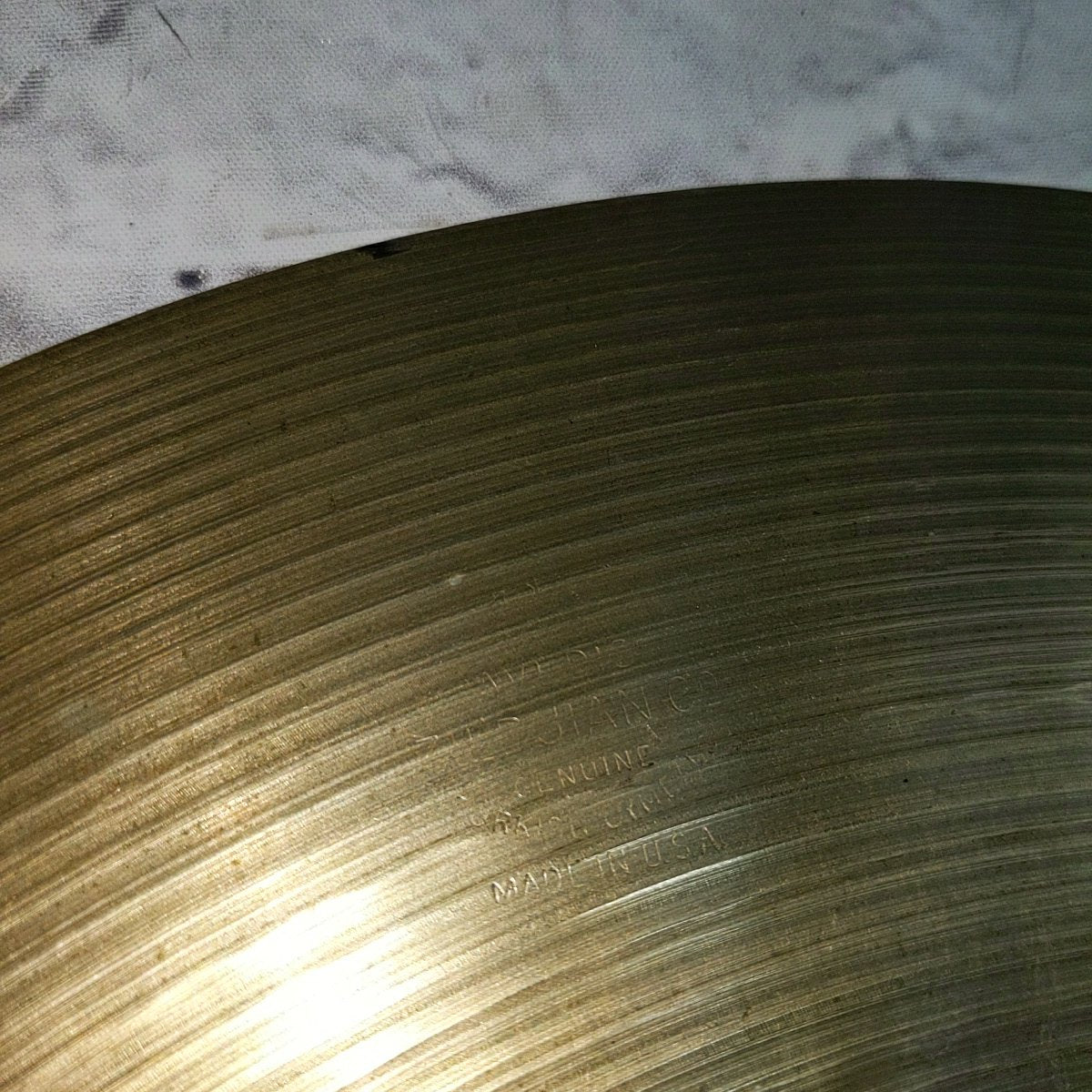 70's Zildjian Hollow Logo 16 Crash Cymbal