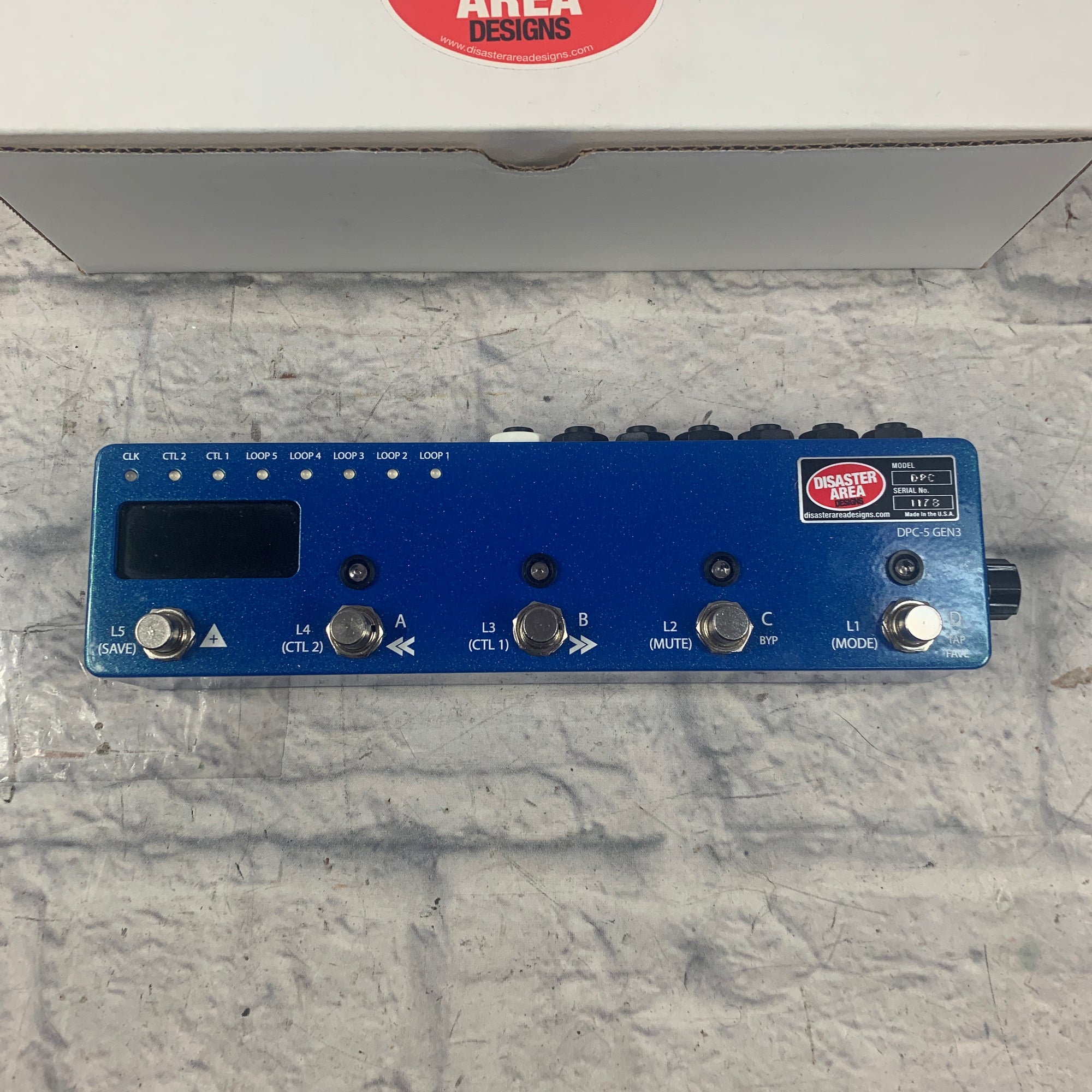 Disaster Area DPC-5 Gen 3 Midi Pedalboard and Loop Switcher Pedal Board