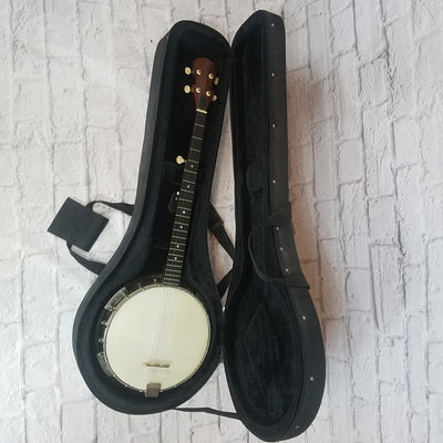 Unknown 5 String Banjo w/ Case
