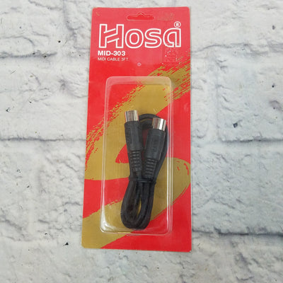 Hosa MID-303 3ft MIDI Cable