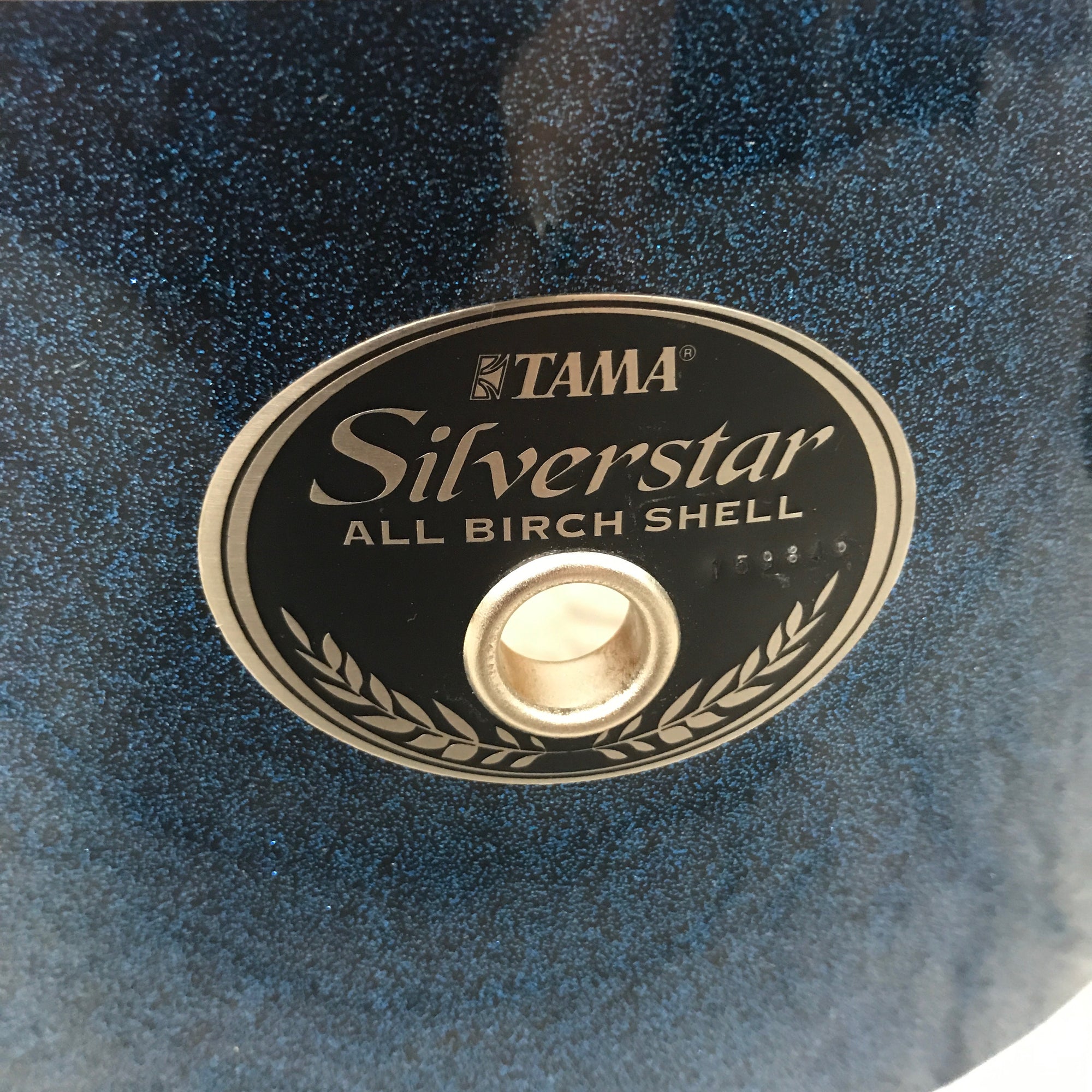 Tama Silverstar All Birch Shell 10 x 5 Concert Tom Blue Sparkle