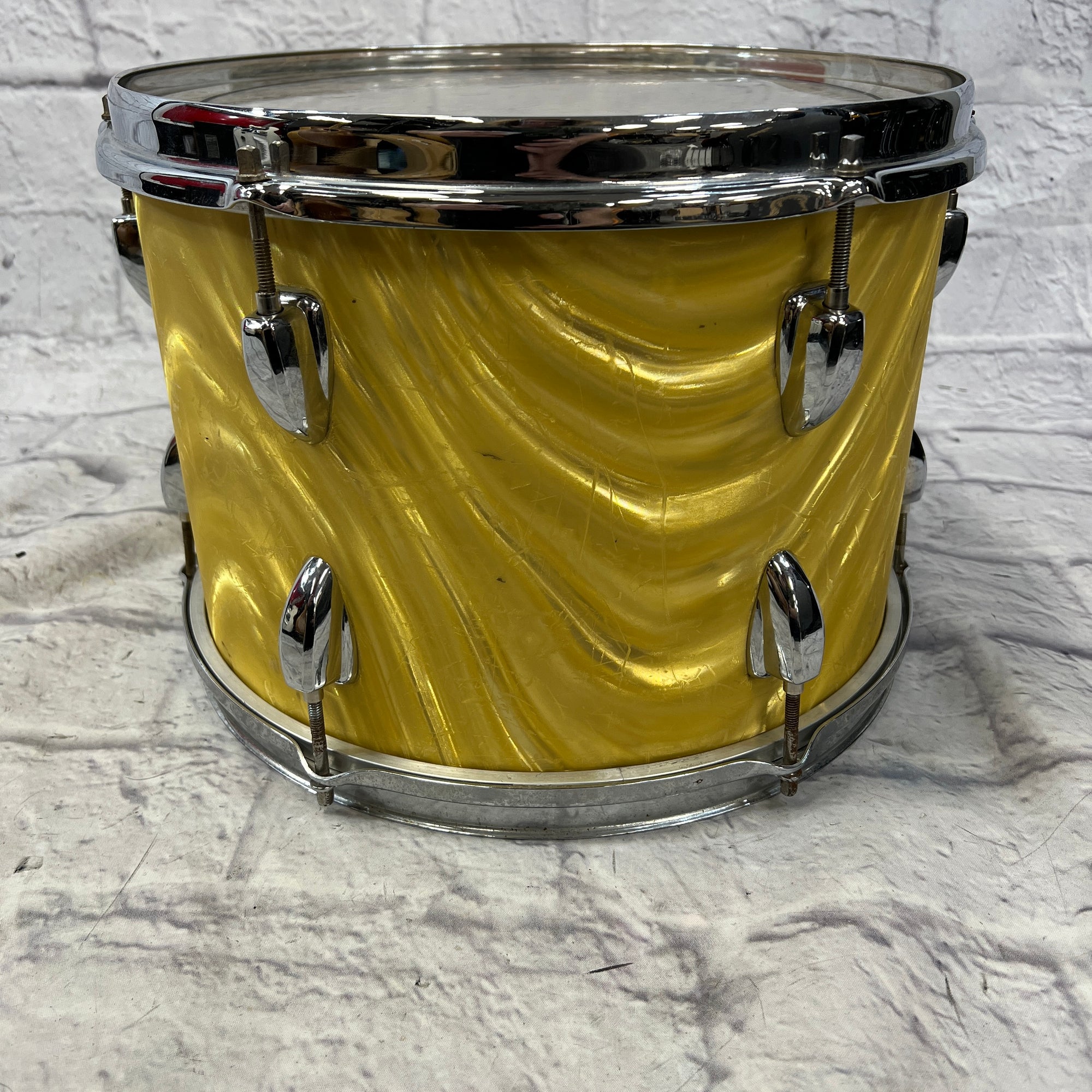 Slingerland 1968 13x9 Satin Yellow Flame Tom