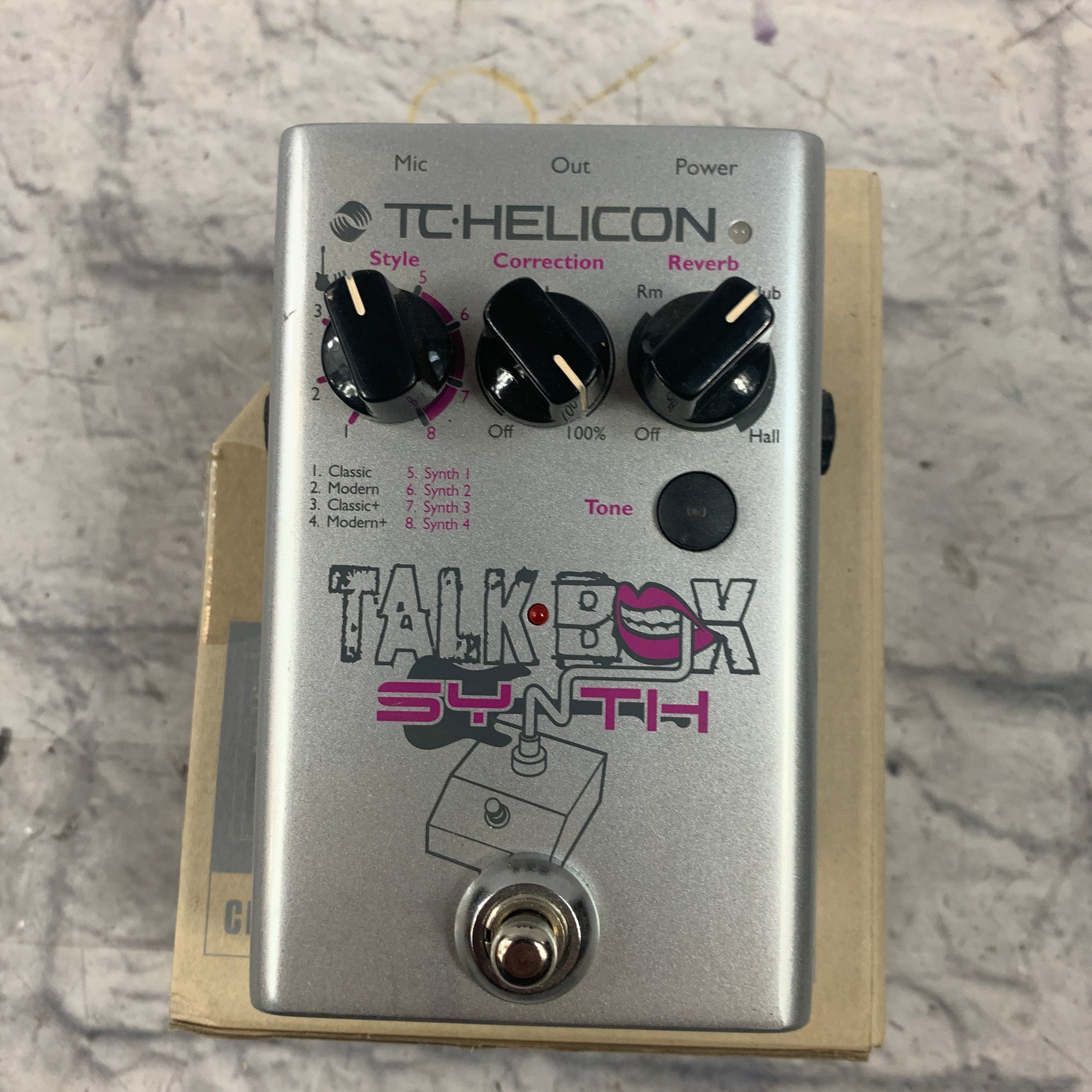 TC Helicon Talkbox Synth Pedal