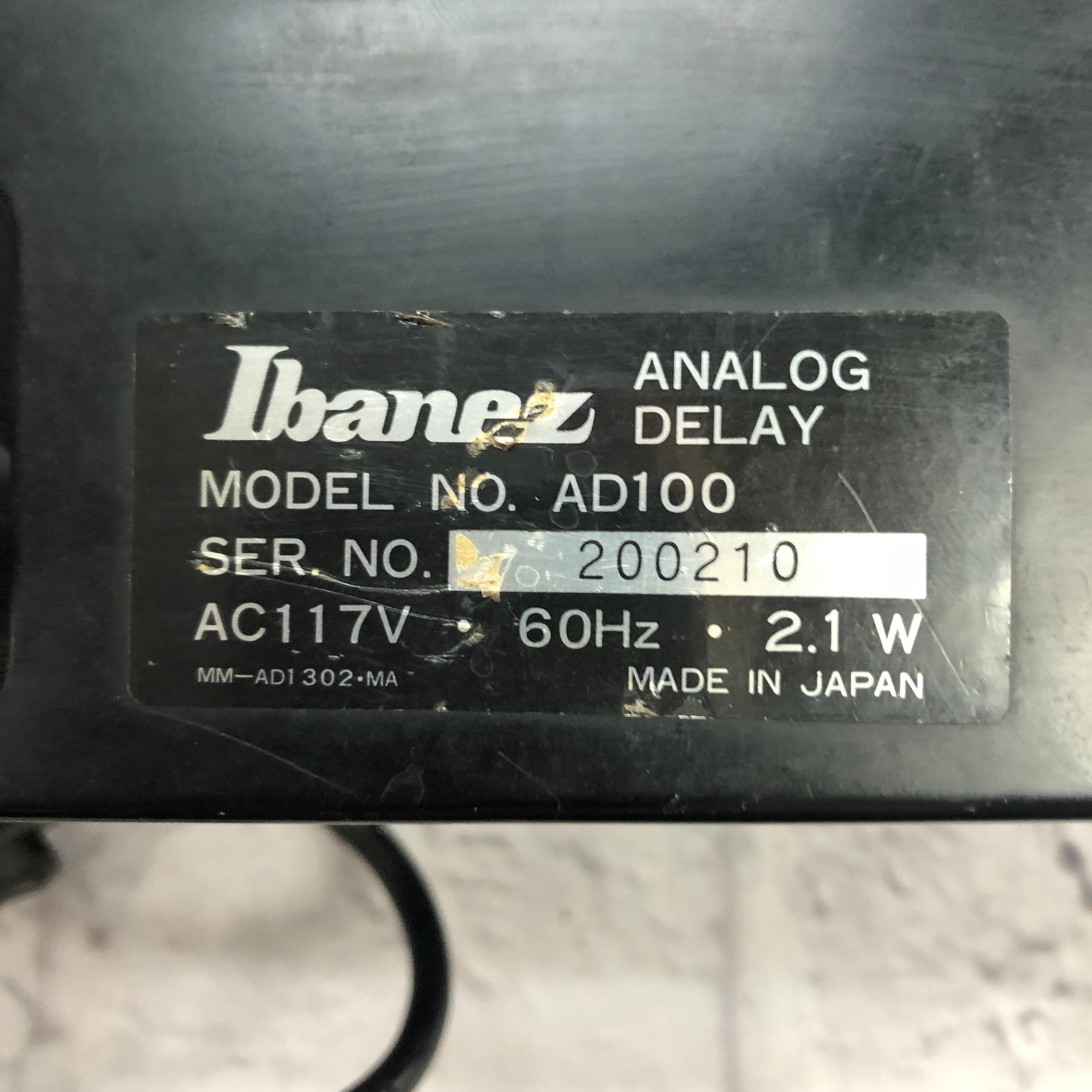 Ibanez Vintage AD100 Analog Delay Tabletop Unit