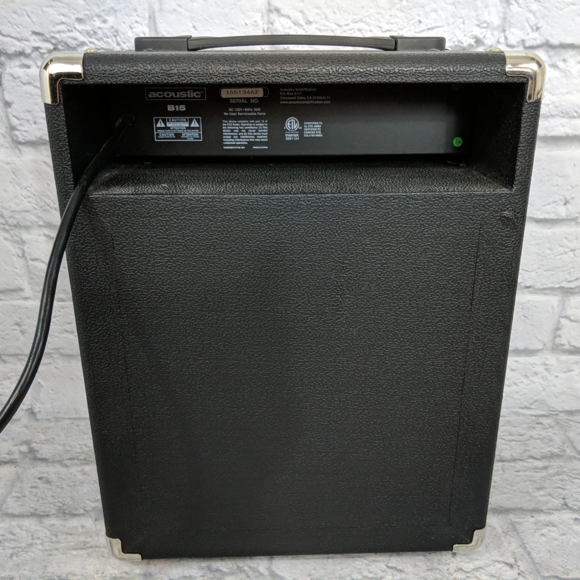 Acoustic B15 15 Watt Bass Combo Practice Amp