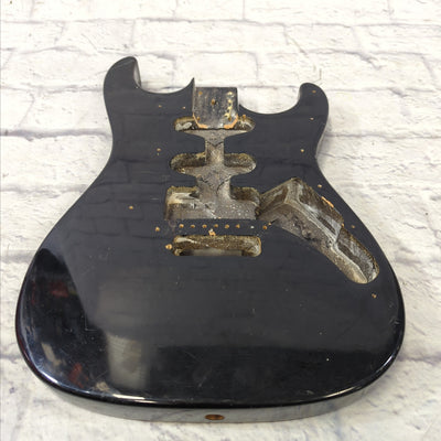 Unknown HSS Strat Electric Guitar Body - Black