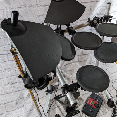 Yamaha DTXplorer Electric Drum Kit - 5 drum pads, 3 cymbal pads, Kick Trigger, and Hi Hat controller As-Is