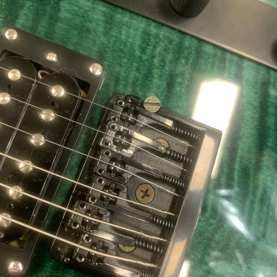 Gatto T Style Green Trans Flame Maple Top  Electric Guitar