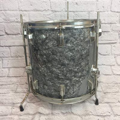 Royce 16in Floor Tom Silver Sparkle