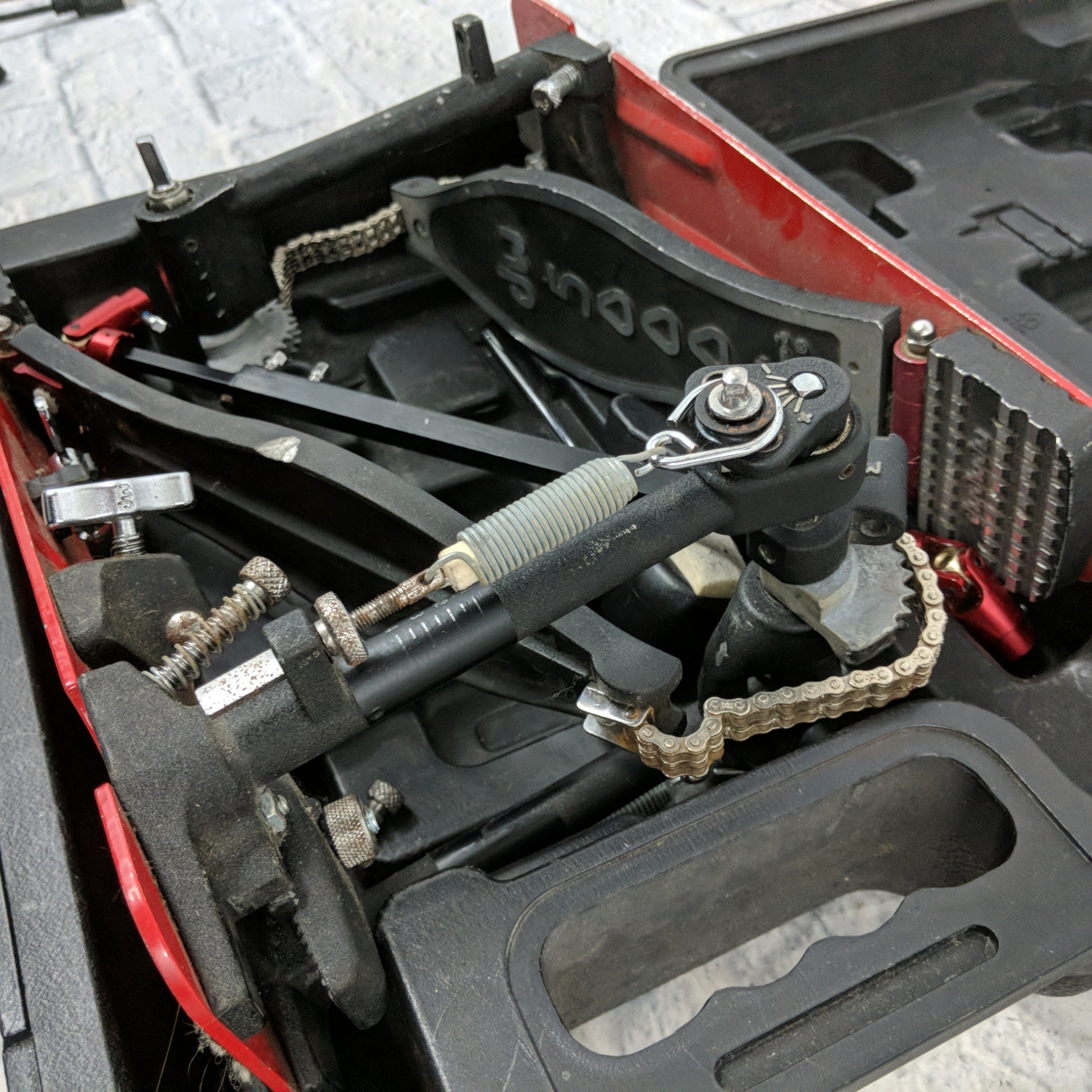 DW 5000 Double Kick Pedal w/ Case