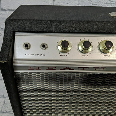 Vintage 1960s Heath / Heathkit Model TA-16 "Starmaker" Solid State 2X12" Guitar Combo Amp with Tremolo and Reverb