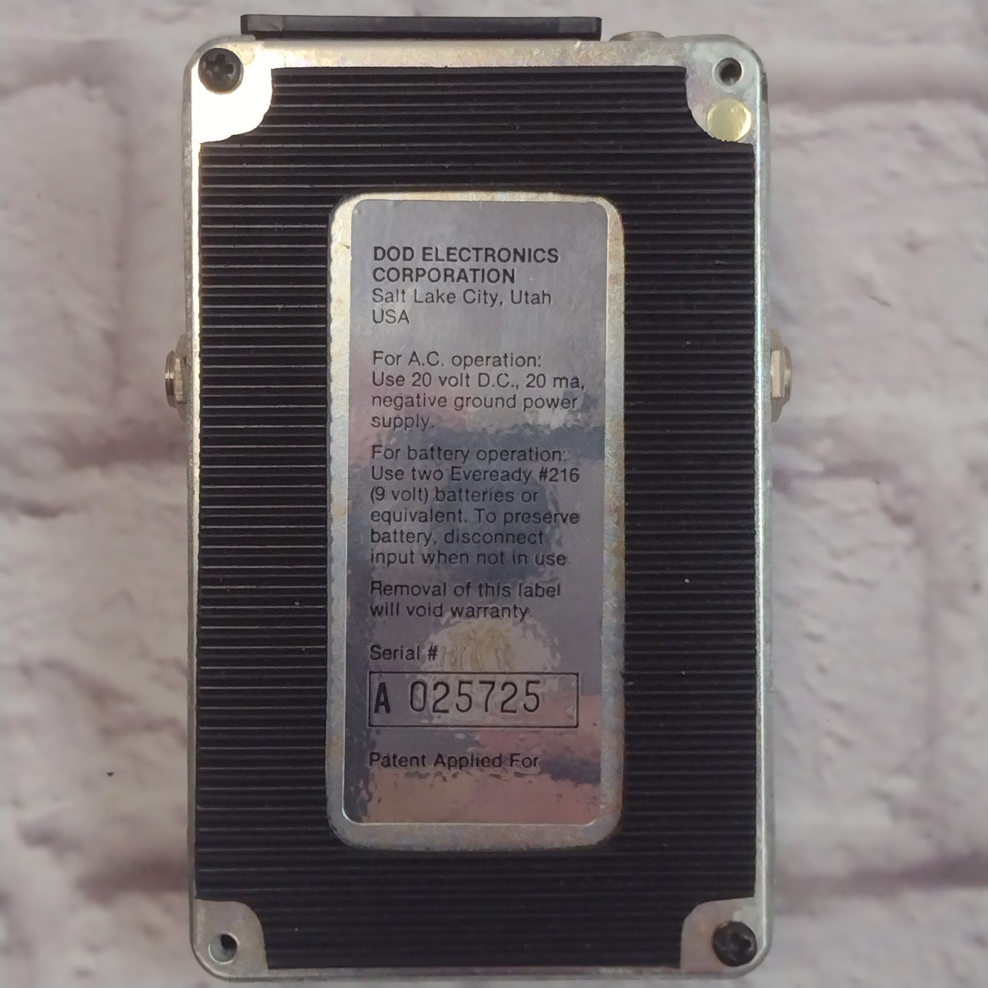 DOD 585 Delay Performer Pedal AS IS