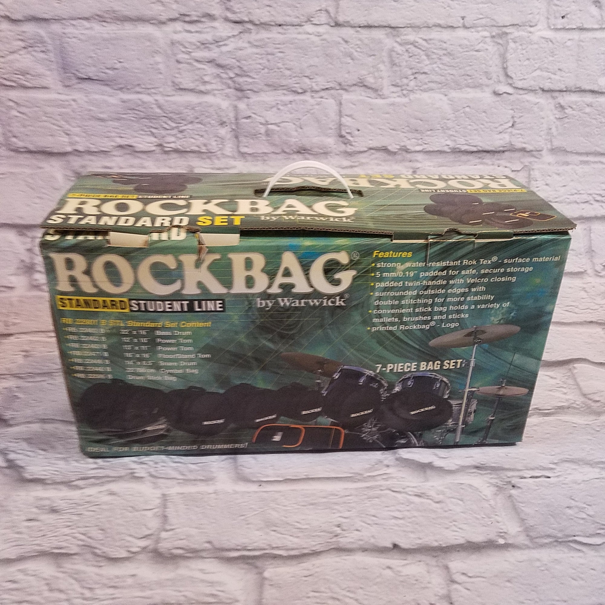 Warwick Rockbag Student Line RB 22901 Standard 7 Piece Drum Bag Set - New Old Stock!